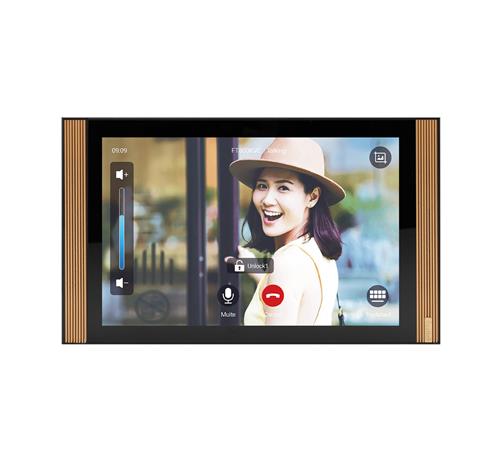 Fasttel 10″ Android universele SIP video binnenpost, brons g