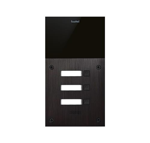 Fasttel De FT600-3 is een intercom met 2 sip accounts, zwart