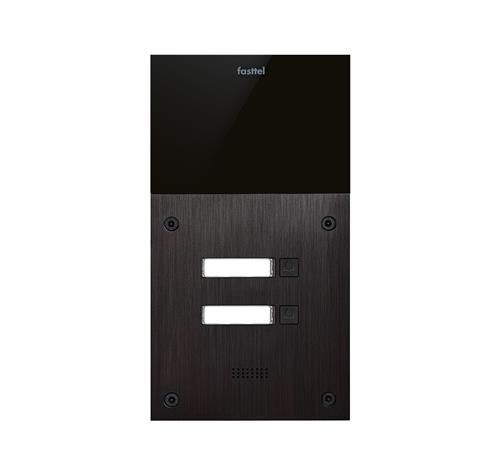 Fasttel De FT600-2 is een intercom met 2 sip accounts, zwart