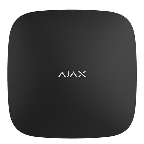 Ajax Hub, zwart, met GSM en IP communicatie