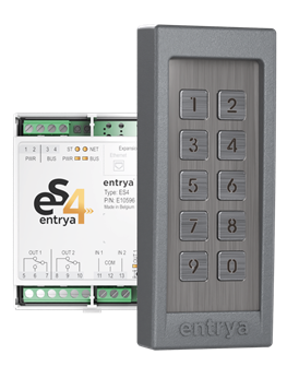 Entrya kit met grijs opbouw codeklavier