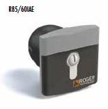 roger inb. sleutel schak. alu + euro cilinder
