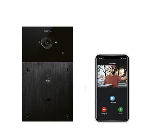 2-draads Videokit Plug & Play: Buitenpost 1 + 4xAPP licentie